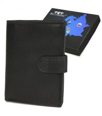 Beltimore K45 Pánská kožená peněženka RFiD černá