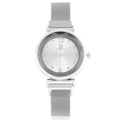 JG Z3084 Dámske magnetické hodinky strieborné