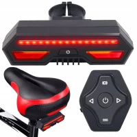 Verk 14339 Vodeodolné LED svetlo na bicykel s blinkrmi