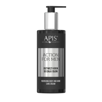 APIS Action for Men - výživný krém na ruce a tělo 300ml