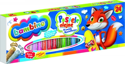 KIK KX5481 BAMBINO Sada olejových pastelek 24 ks