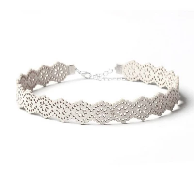 eCa N318 Náhrdelník dámský choker bílý