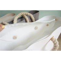 eCa T1PIA Gumová kabelka shopper bag Jelly krémová