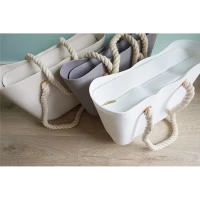 eCa T1PIA Gumová kabelka shopper bag Jelly krémová