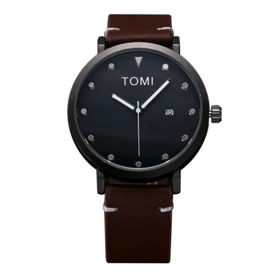 eCa ZM173WZ2 Pánské hodinky Tomi hnědé