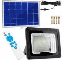 Pronett Solární LED reflektor, IP67, dálkové ovládání, 150W
