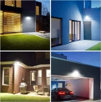 Pronett Solární LED reflektor, IP67, dálkové ovládání, 150W