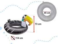 KIK KX5580 Nafukovací kruh Tukan 120 cm