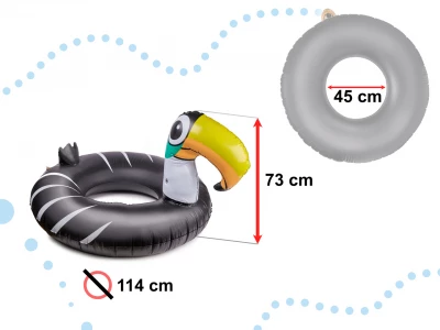 KIK KX5580 Nafukovací kruh Tukan 120 cm