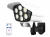 Verk 15976 Atrapa kamery LED COB solární, senzor pohybu, soumraku, dálkové ovládání