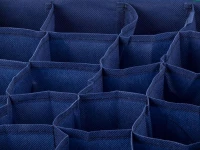 Verk 01620 Organizer do zásuvky na prádlo s 16 přihrádkami modrý