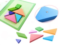 KIK KX6262 Dětské magnetické 3D puzzle - tangram bloky