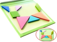 KIK KX6262 Dětské magnetické 3D puzzle - tangram bloky
