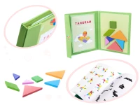 KIK KX6262 Dětské magnetické 3D puzzle - tangram bloky