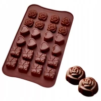 Pronett Silikonová forma na čokoládu pralinky 2 ks