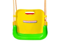 Verk Detská hojdačka plastová 3 v 1 zelená