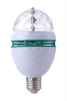 APT ZD7F LED Disko žiarovka E27 3W RGB