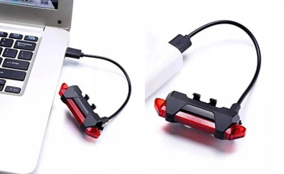 Trizand 18671 Zadní světlo USB 2x LED