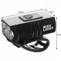 Trizand 18668 Sada LED osvetlenia na bicykel, 4T6, AKU 2 ks
