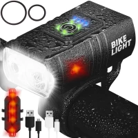 Trizand 18668 Sada LED osvetlenia na bicykel, 4T6, AKU 2 ks