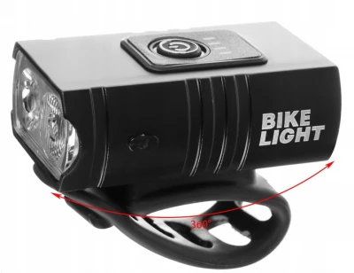 Trizand 18668 Sada LED osvetlenia na bicykel, 4T6, AKU 2 ks