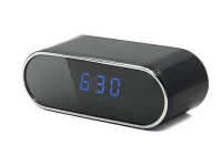 Verk 06227 Špionážní budík s FULL HD kamerou, WiFi černý