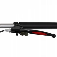 Malatec 14746 Vozík za kolo 3v1 LED černošedý