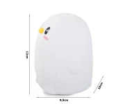 Verk 24068 Noční RGB lampička dotyková tučňák 3 x AAA