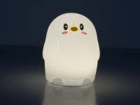 Verk 24068 Noční RGB lampička dotyková tučňák 3 x AAA