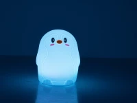 Verk 24068 Noční RGB lampička dotyková tučňák 3 x AAA