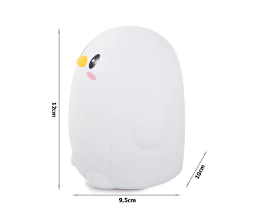 Verk 24068 Noční RGB lampička dotyková tučňák 3 x AAA