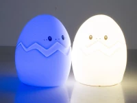 Verk 24074 Noční RGB lampička dotyková vajíčko 3 x AAA