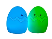 Verk 24074 Noční RGB lampička dotyková vajíčko 3 x AAA