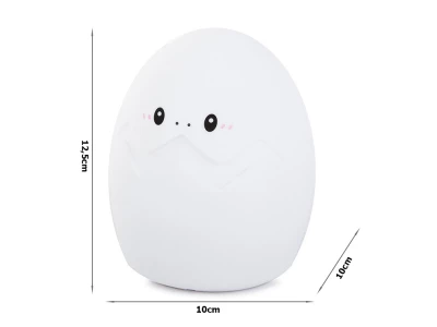 Verk 24074 Noční RGB lampička dotyková vajíčko 3 x AAA