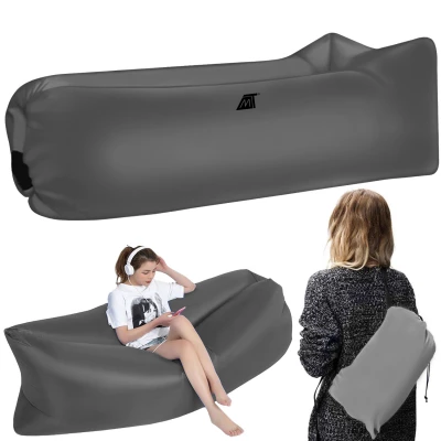 Malatec LAZY BAG 160 x 50 x 75 cm šedý