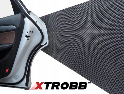 Xtrobb 18915 Ochrana dveří - pás na stěnu 200 x 20 cm černá