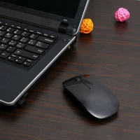 APT AK278C Bezdrátová optická myš ultra tenká černá