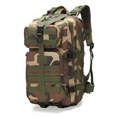 Pronett XJ3420 Vojenský batoh 45 L tmavo zelený maskáč