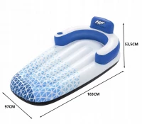 BESTWAY 43533 Nafukovací lehátko Indigo Wave