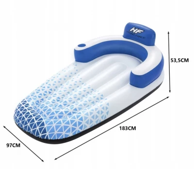 BESTWAY 43533 Nafukovací lehátko Indigo Wave