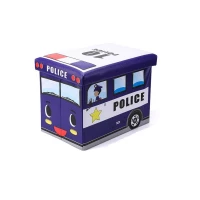 eCa Úložný box na hračky policejní vůz
