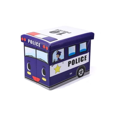eCa Úložný box na hračky policejní vůz