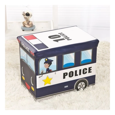 eCa Úložný box na hračky policejní vůz
