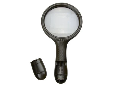 Verk 09056 Lupa s osvětlením 3 x LED 2x 110mm, 5x 28mm