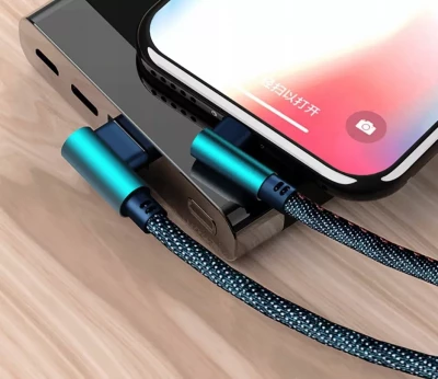 Foxter 1903 USB Kábel -C, zahnuté konektory 2m
