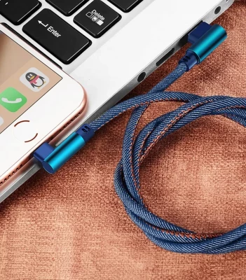Foxter 1903 USB Kábel -C, zahnuté konektory 2m
