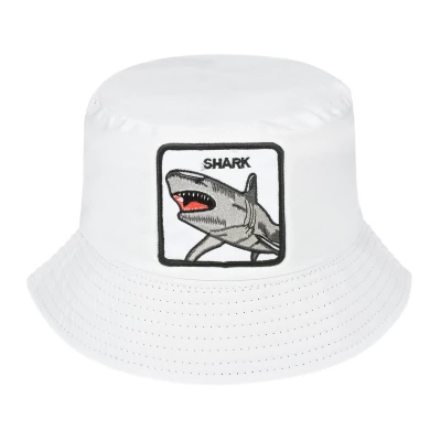Versoli Univerzální oboustranný klobouk Shark černobílý