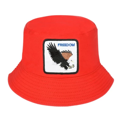 Versoli Univerzální oboustranný klobouk Freedom červený