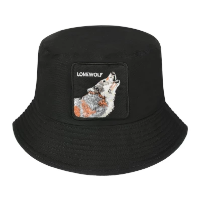 Versoli Univerzální oboustranný klobouk Vlk černý