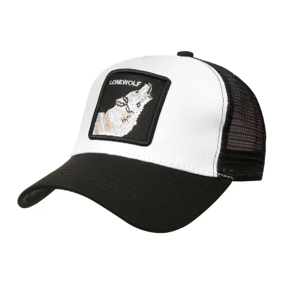 Galla Šiltovka Unisex LoneWolf bieločierna